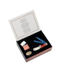 Case XX White And Red Synthetic Smooth Trapper Gift Set With Lighter Serial Numer 103/500