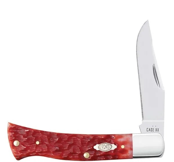 Case Dark Red Peach Seed Jigged Bone Carbon Steel Axe Handle