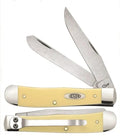 Case XX Yellow Synthetic Trapper lock W/Clip
