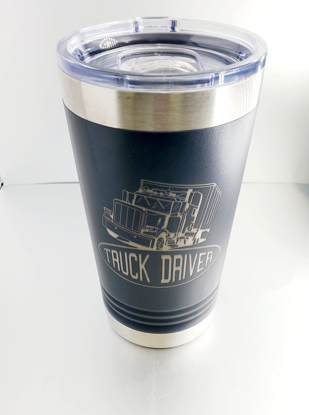 Case XX Truck Driver 16oz Stainless Steel Tumbler