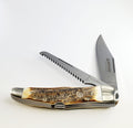 Boker Soligen Stag Handle Duo W/ Leather Sheath