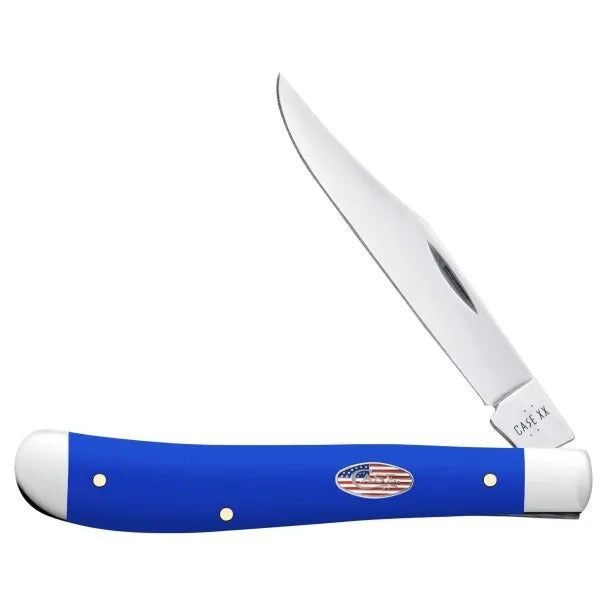 Case Smooth Synthetic Royal Blue Slimline Trapper