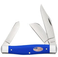 Case Synthetic Smooth Royal Blue Large Stockman
