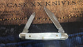 Case 1996 Mother Of Pearl Small Pen Knife With Clip Blade And Pen File