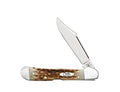 Case XX Amber Bone Peach Seed Jig Mini Copperlock