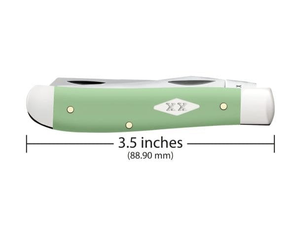 Case Mint Green Synthetic Smooth Mini Trapper