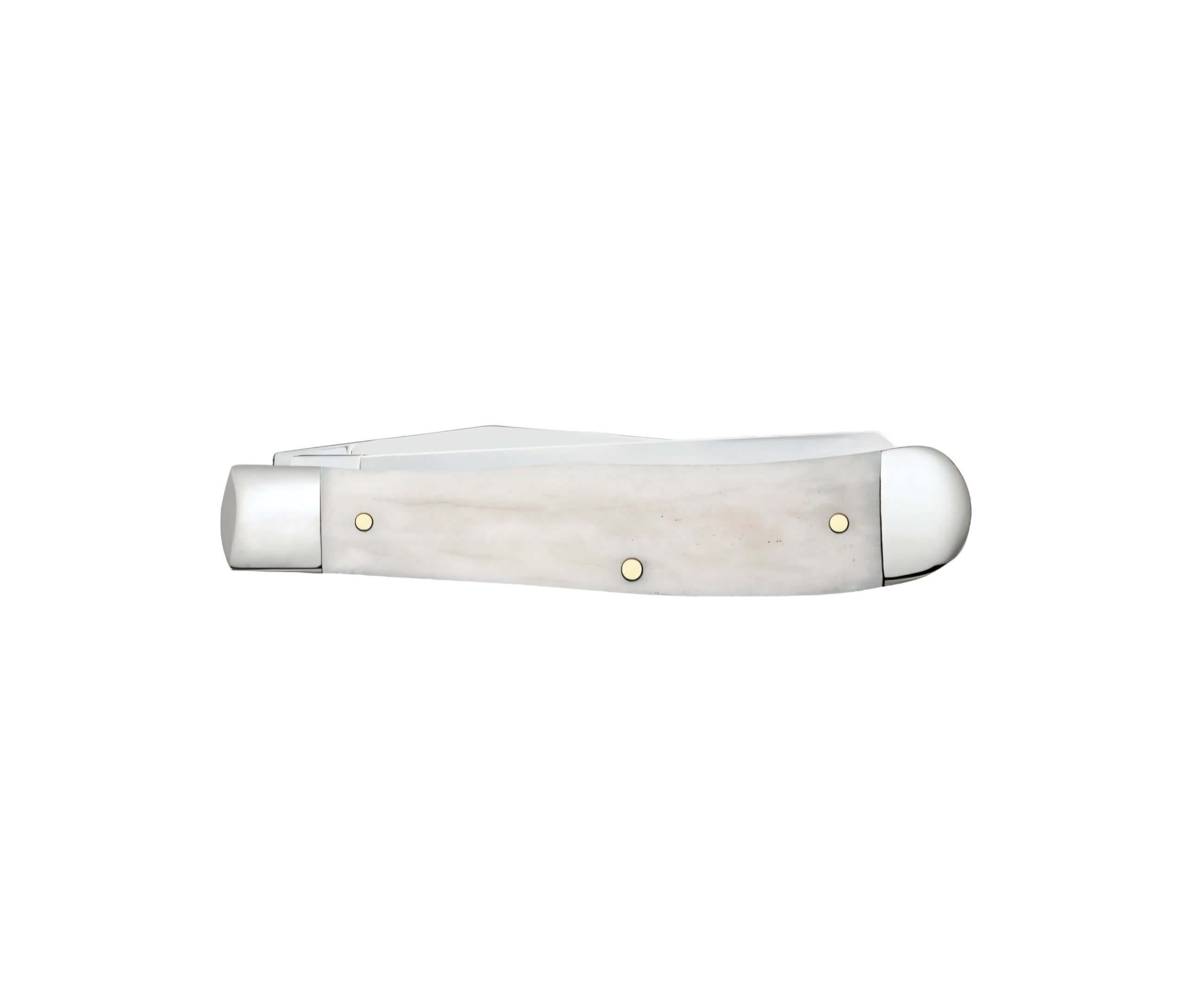 Case Sportsman Series Hunter/With Bird Dog Smooth Natural Bone Trapper