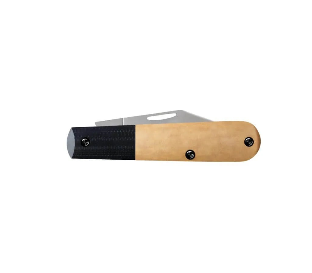 Case Tan Richlite W/ Black G--10 Smooth XR Barlow