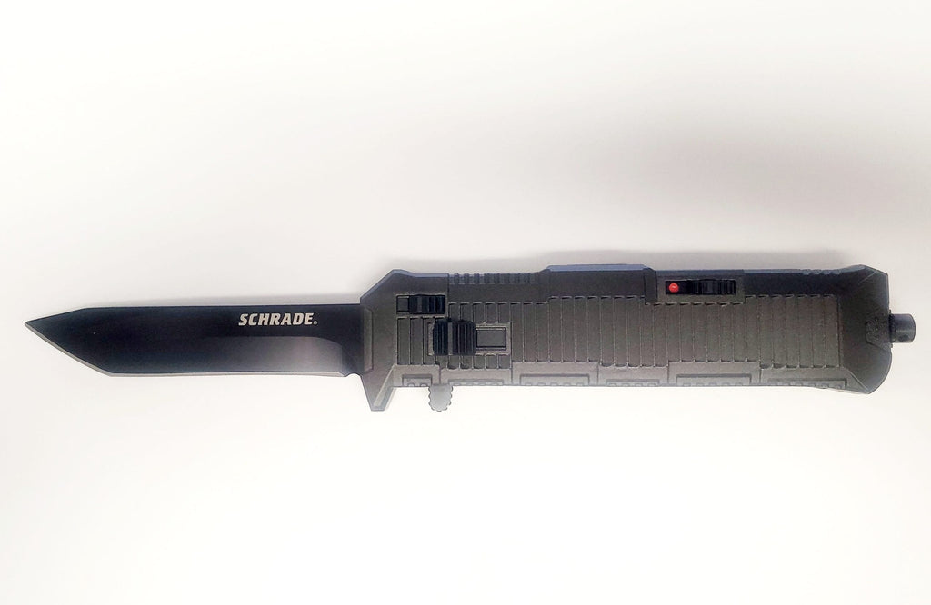 Schrade  Viper OTF Assist Open Tanto Black Aluminium