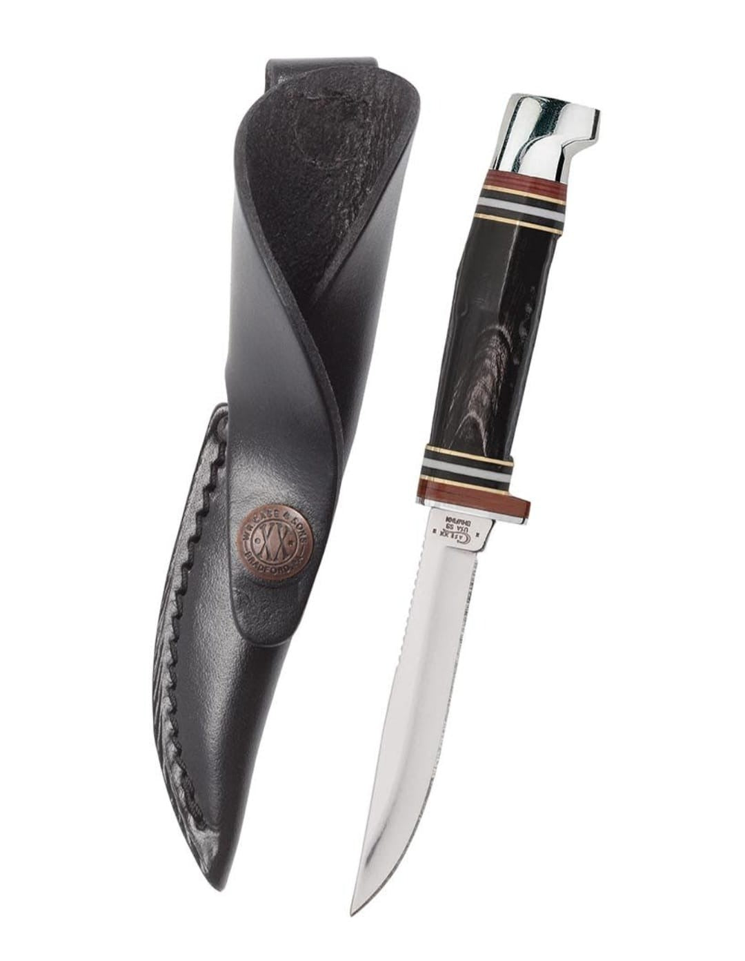 Case XX Buffalo Horn Hunter W/Sheath