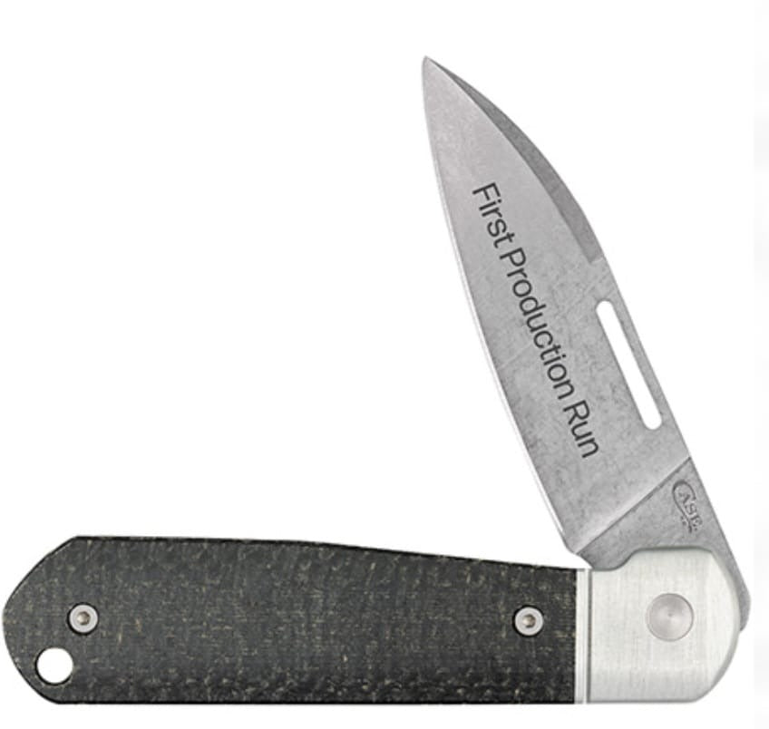 Case XX Revondie Clrar Anodized Aluminum Black Burlap Highbanks