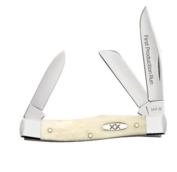 Case XX Natural Bone Smooth Medium Stockman