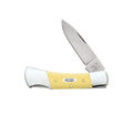 Case Yellow Synthetic Smooth Lockback