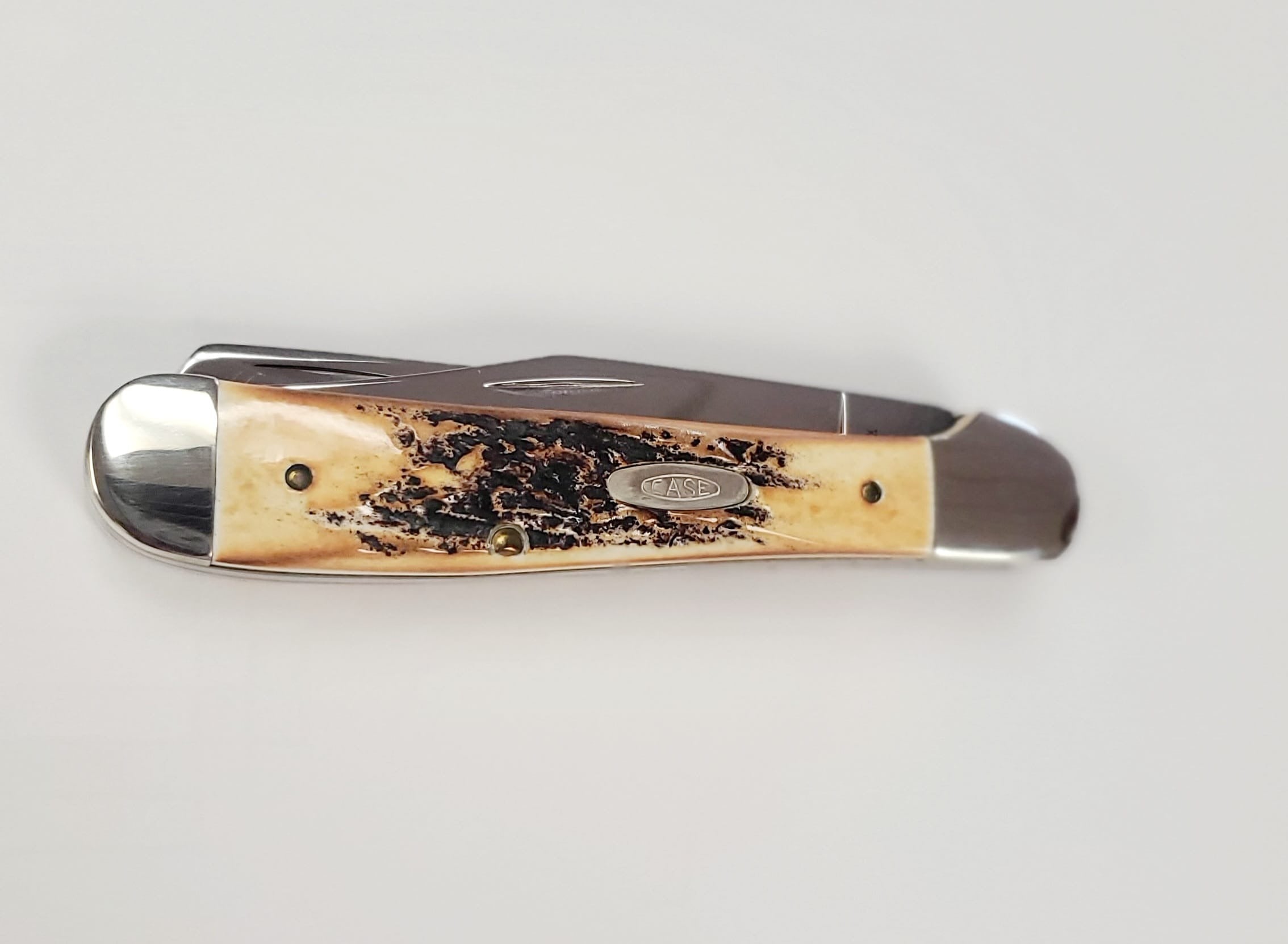Case XX 1986 Rare Special Factory Order Copperhead Indian Stag