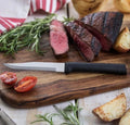 Rada Serrated Black Resin Handle Steak Knife