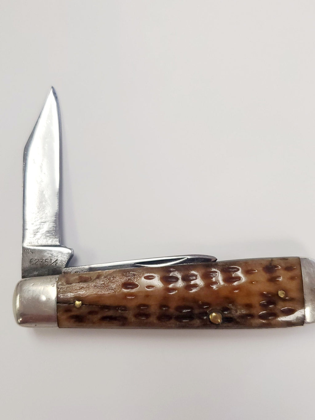 Case 7 Dot 1973 Jigged Bone Jack Knife Pattern 6235 1/2