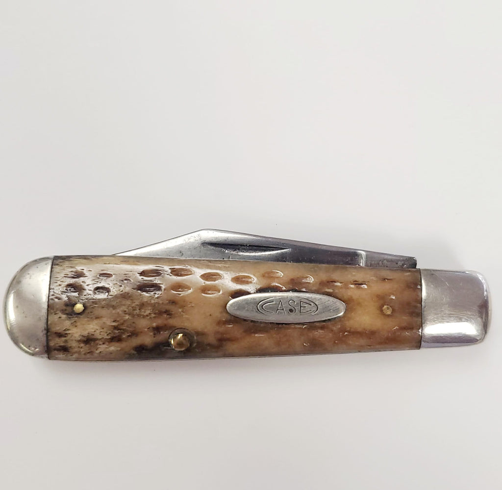 Case 7 Dot 1973 Jigged Bone Jack Knife Pattern 6235 1/2