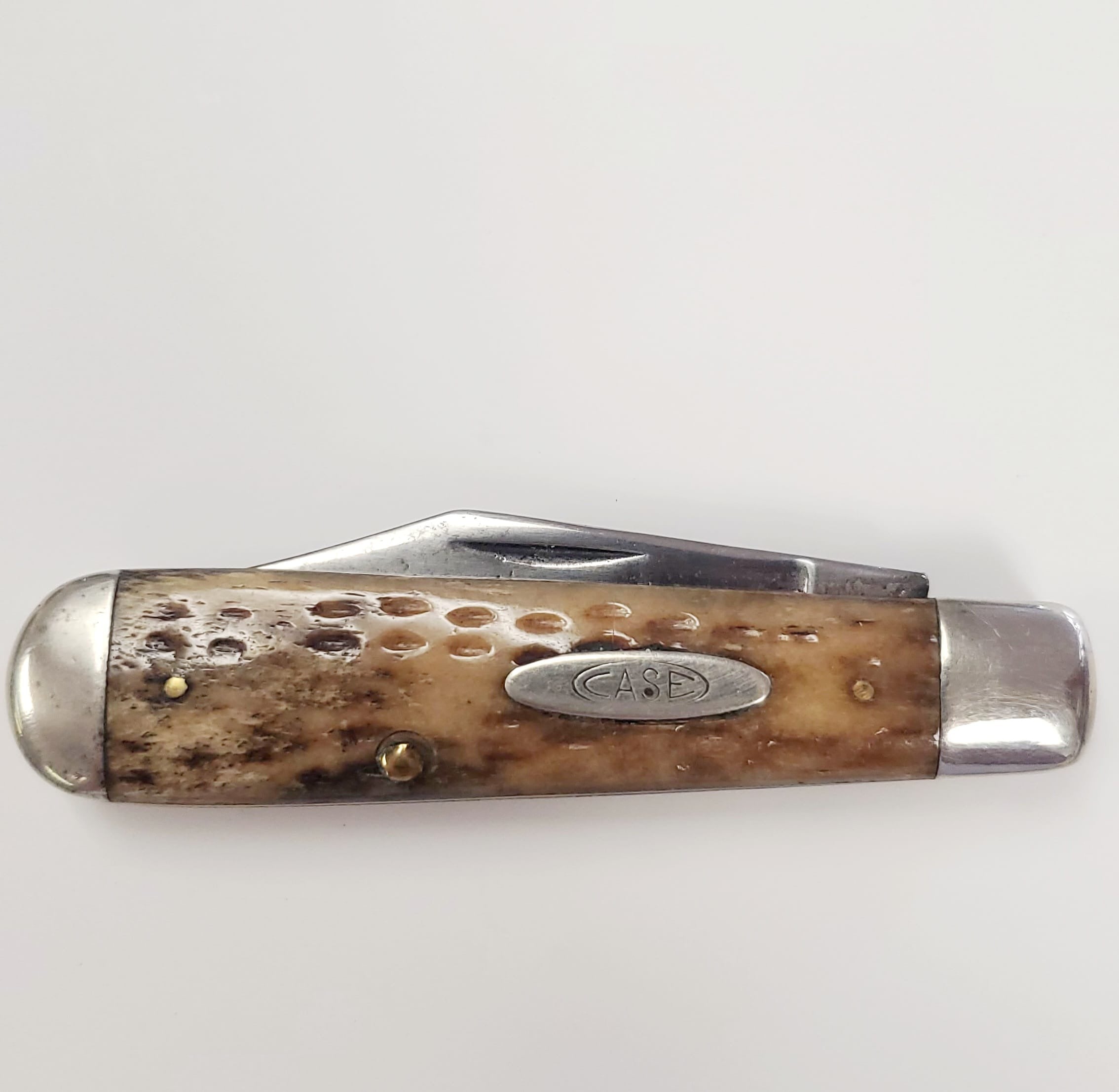 Case 7 Dot 1973 Jigged Bone Jack Knife Pattern 6235 1/2