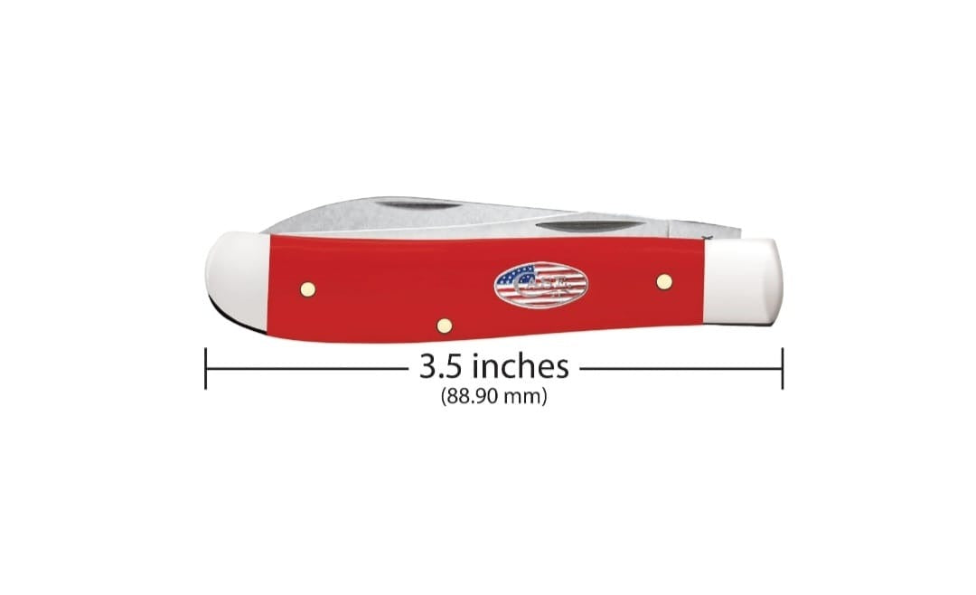 Case XX American Workman Red Synthetic Smooth Mini Trapper