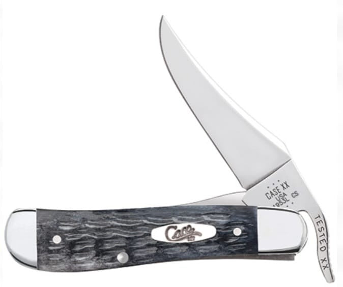 Case XX Pocket Worn Gray Bone Crandall Jig Russlock