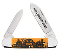 Case XX Halloween Persimmon Orange Bone Smooth Canoe