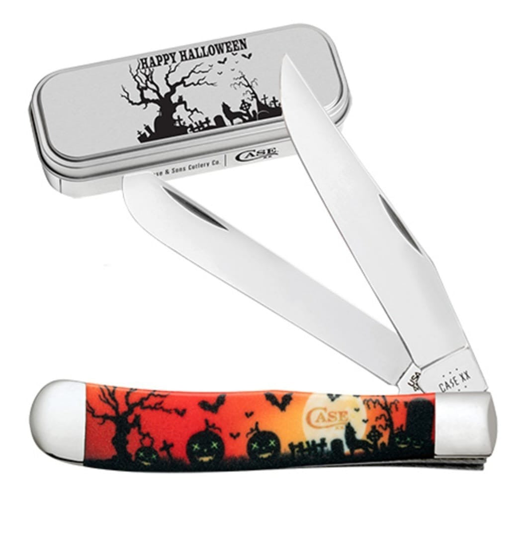 Case 2024 Halloween CCI White Smooth Synthetic Trapper With Gift Tin