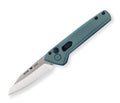 Buck Deploy, Blue Aluminum Handle Satin