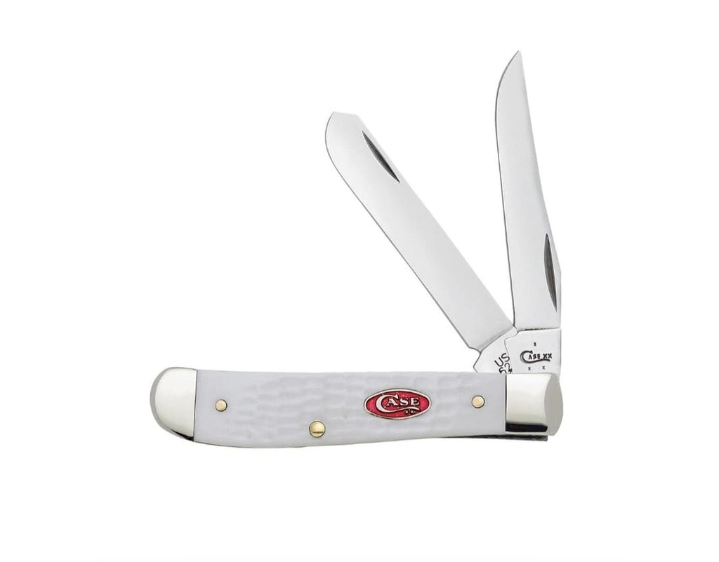 Case SparXX White Synthetic Stag Jig Mini Trapper