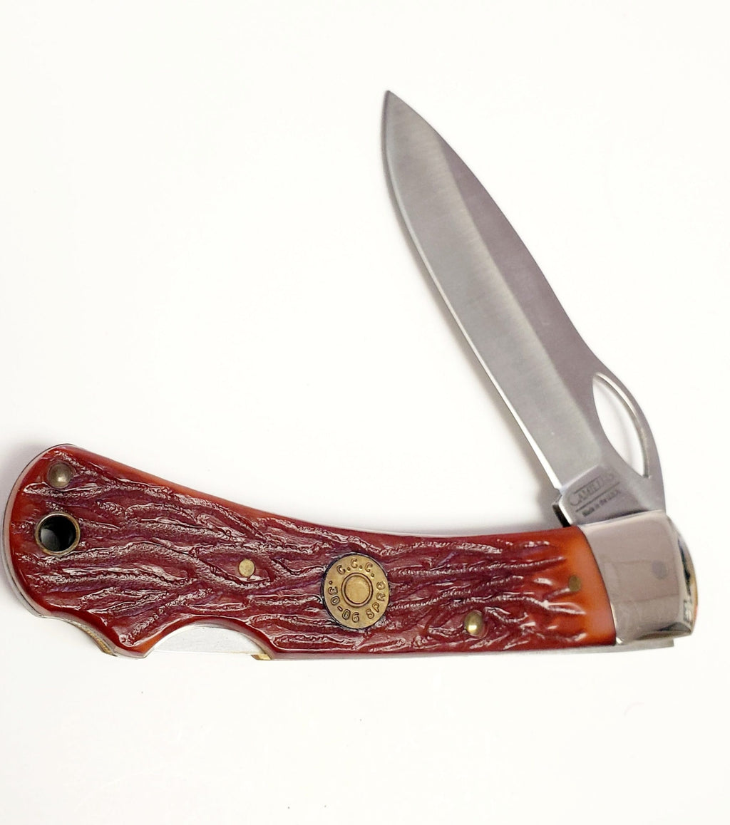Camilus R-17 Bone Handle Folding Hunter