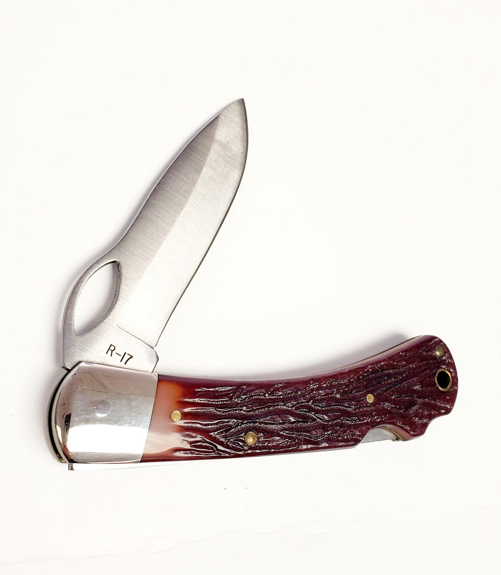 Camilus R-17 Bone Handle Folding Hunter
