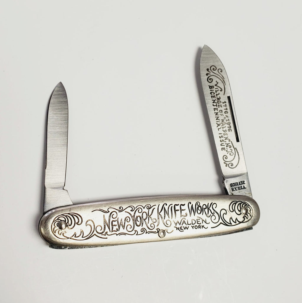 Schrade New York Knife Works Pen Knife Walden New York