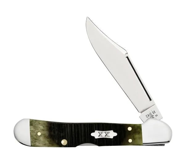 Case Olive Green Bone Jig Mini Copperlock