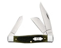 Case Olive Jig Green Bone Large Stockman