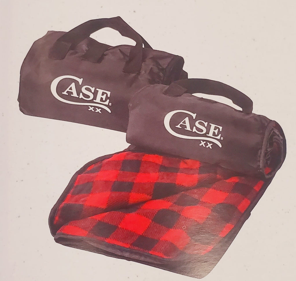 Case XX Blanket Fleece/Poly Plaid Buffalo W/Case Logo 50 x 60