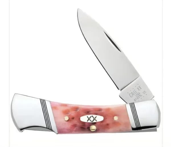 Case XX Rasberry Bone Standard Jig Lock Back