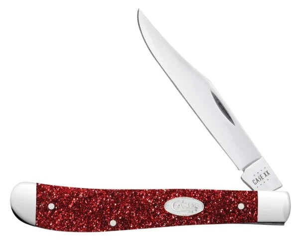 Case XX Sparxx Ruby Stardust Kirinite Smooth Slimline Trapper