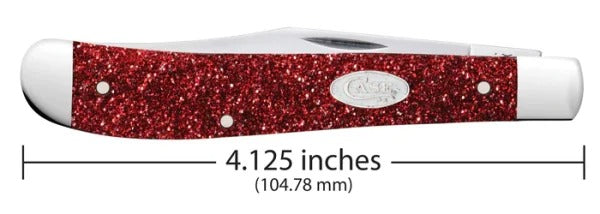 Case XX Sparxx Ruby Stardust Kirinite Smooth Slimline Trapper