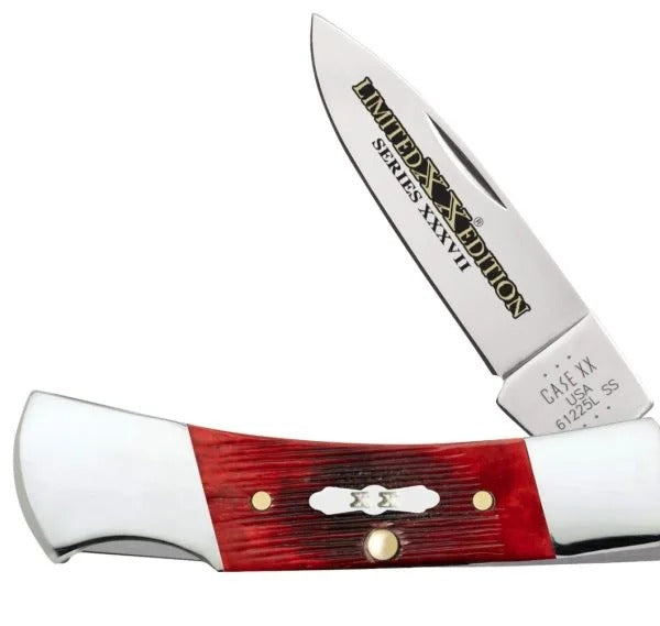 Case XX Limited Edition Old Red Bone Barnboard Lockback