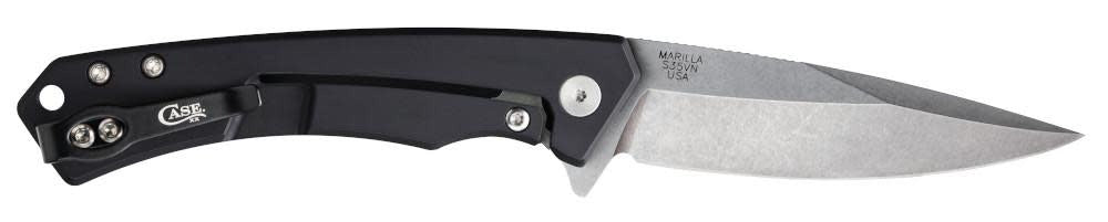 Case XX Black Anodized Aluminum W/Black G-10 Inlay Marilla