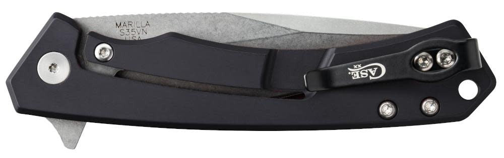 Case XX Black Anodized Aluminum W/Black G-10 Inlay Marilla
