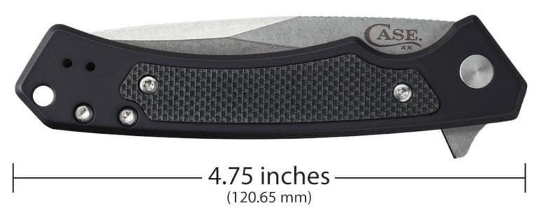 Case XX Black Anodized Aluminum W/Black G-10 Inlay Marilla
