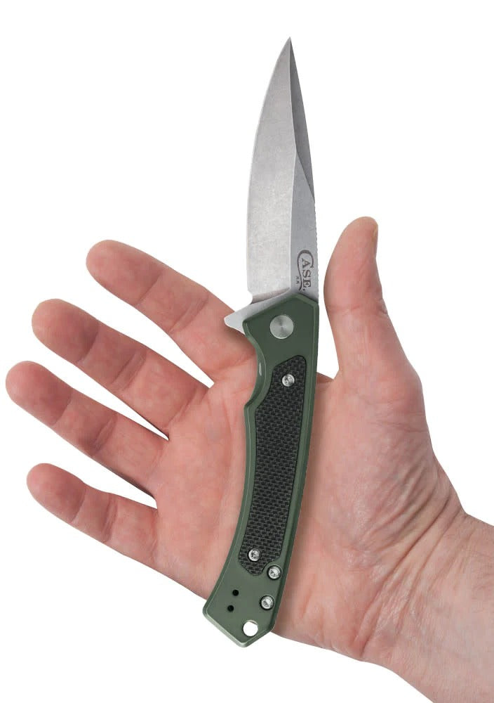 Case OD Green Anodized Aluminum W/Black G-10 Inlay (Marilla S35VN)