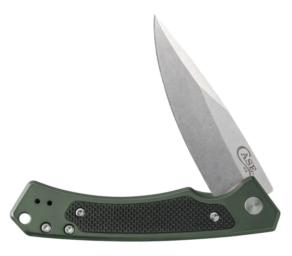Case OD Green Anodized Aluminum W/Black G-10 Inlay (Marilla S35VN)