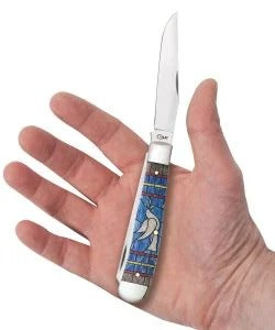 Case XX Stained Glass Dove Natural Bone Smooth Trapper