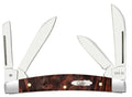 Case XX Brown Maple Burl Wood Smooth Small Congress