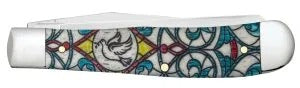 Case XX Stained Glass Dove Natural Bone Color Wash Trapper