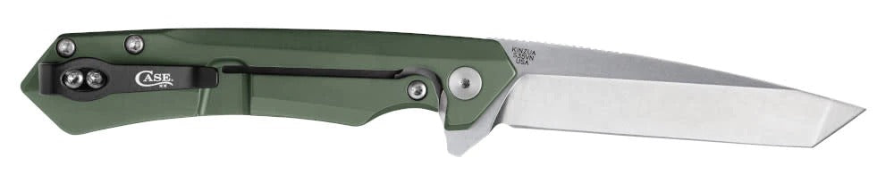 Case XX OD Green Anodized Aluminum ( Kinzua S35VN)