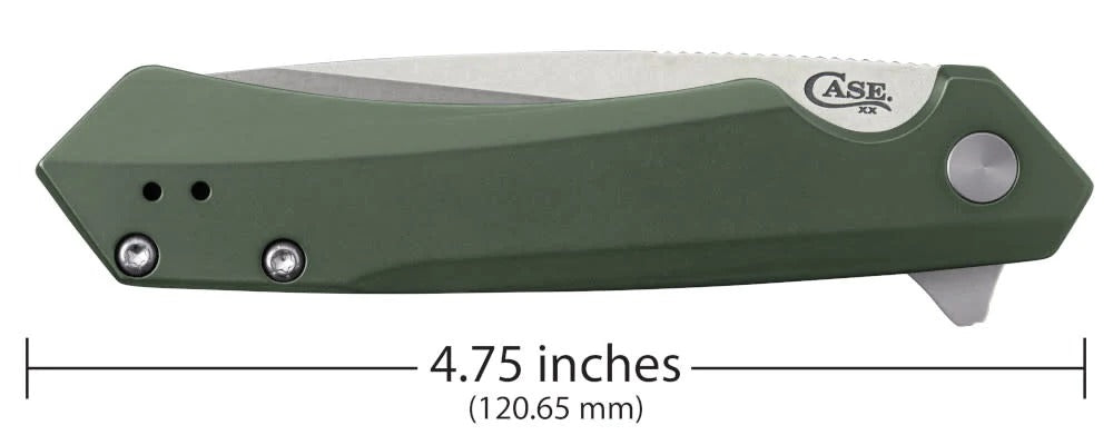 Case XX OD Green Anodized Aluminum ( Kinzua S35VN)