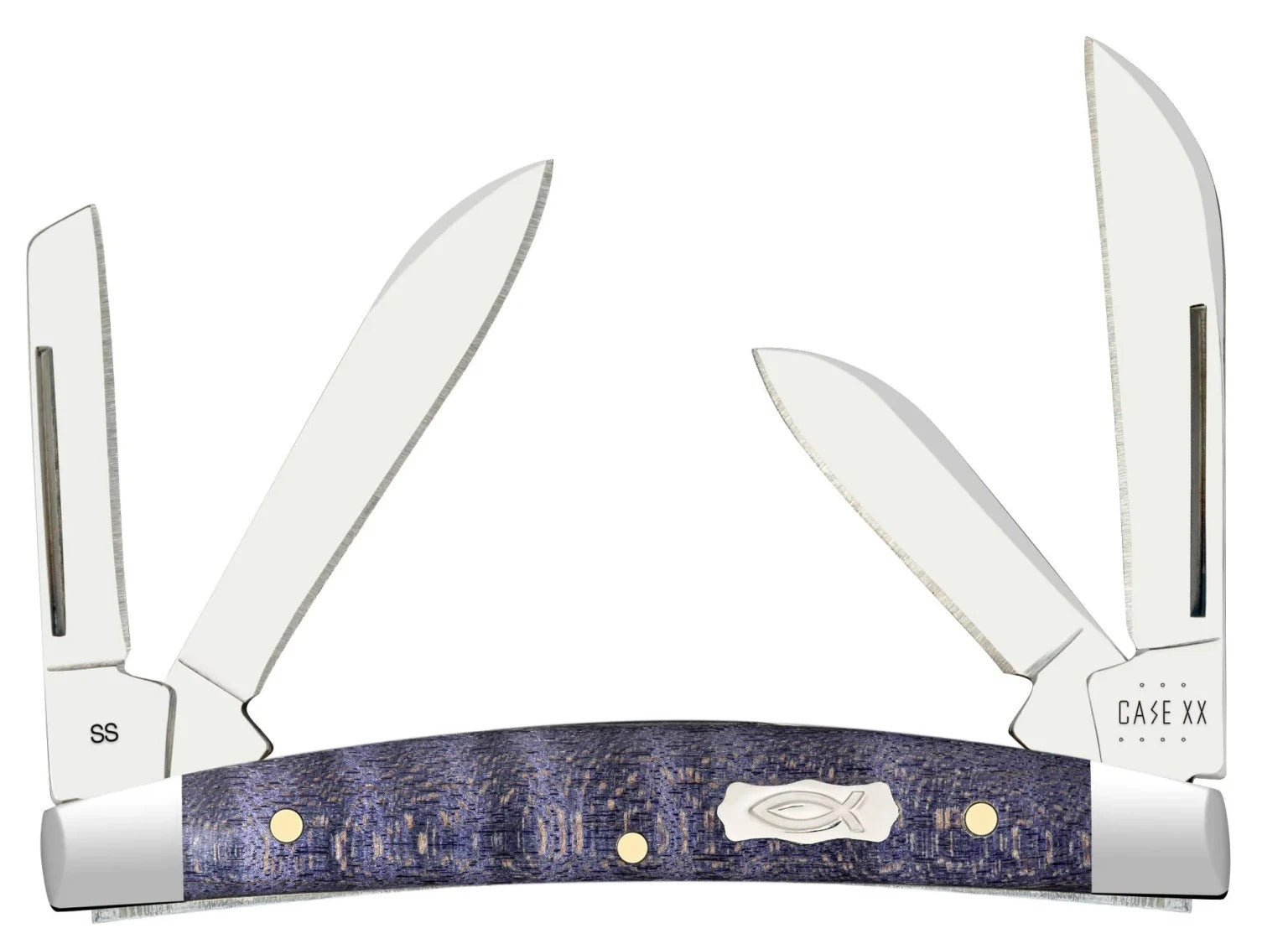 Case XX Purple Curly Maple Smooth Small Congress