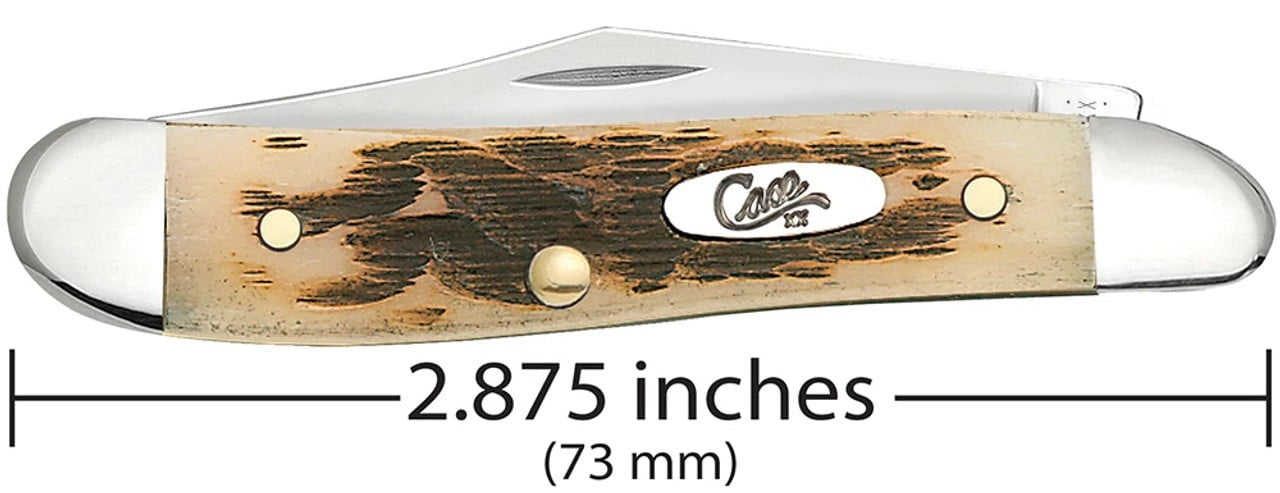 Case XX Amber Bone Peach Seed Jig Peanut